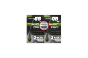Pack X 2 Sistema Gb 3x Anticaída Para Hombre C/u De 60 Ml