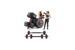 Juego de mancuernas Lawuto 15 kg color negro