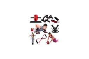 Kit De Ejercicio Rueda Para Abdomen Gimnasio Push Up Fitness