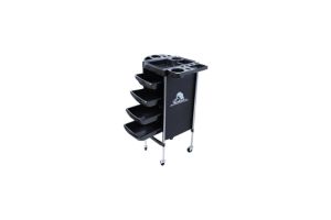 Carrito Auxiliar OUO Estética Salón De Belleza Peluquería Tattoo Negro
