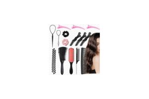 Kit 15pz Peine De Masaje De Pulpo Adecuado Para Cabello Rizado