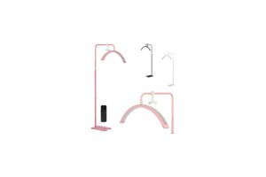 Lampara De Piso Para Pestañas Luz Led 3 Tonos Estetica Salon