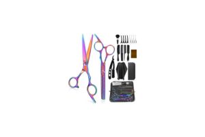 Tijeras Profesionales Ecozendsy 17cm para Corte de Cabello 19 Piezas