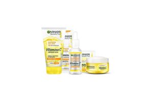 Kit Garnier Express Aclara Serum + crema + gel