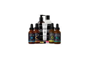 Kit Limpiador Facial + Tónico + Sérums