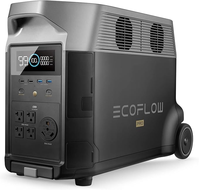 EF EcoFlow DELTA Pro Estación de Potencia Portátil 3600Wh