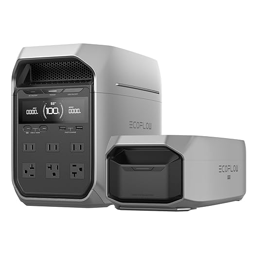 EF EcoFlow DELTA 3 Plus con Batería Adicional Inteligente
