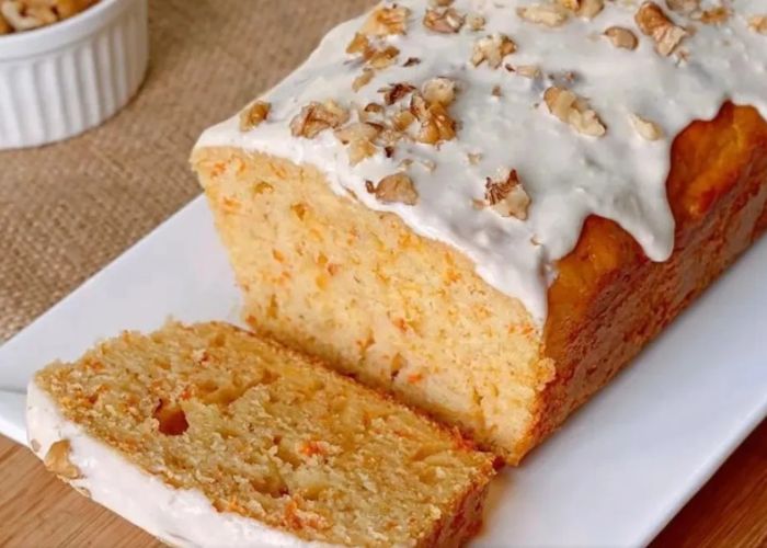 Budín de zanahoria integral y saludable