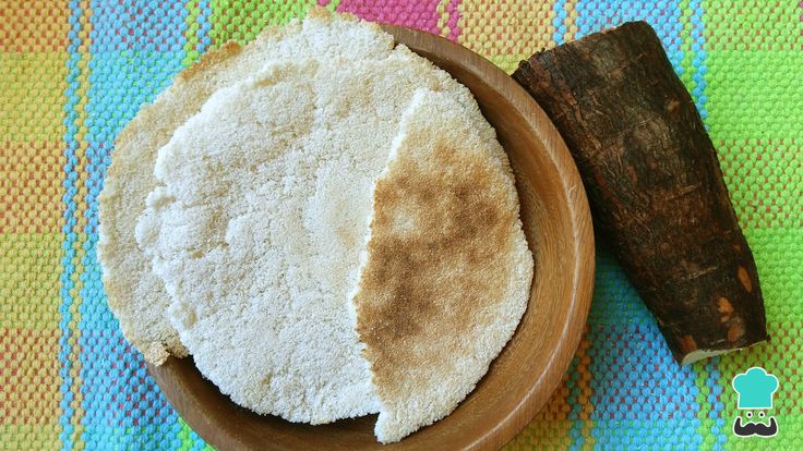 Casabe de yuca tradicional