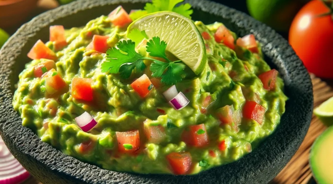 Guacamole colombiano saludable