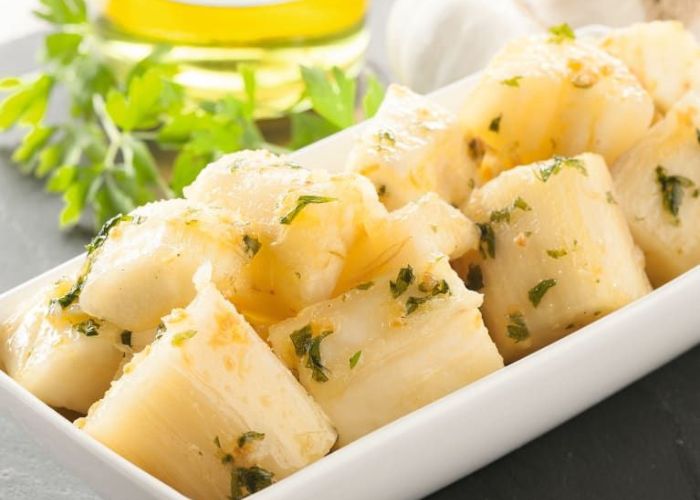 Yuca Cocida al Vapor Saludable