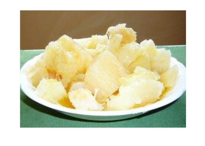 Yuca cocida al vapor