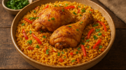 Arroz con Pollo al estilo hondureño saludable