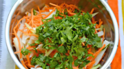 Ensalada de jícama con zanahoria