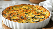 Gratinado de Calabaza Italiana con Queso Light