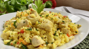 Arroz con Pollo al estilo venezolano saludable