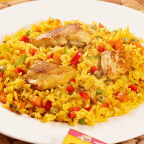 Arroz con Pollo al estilo venezolano saludable