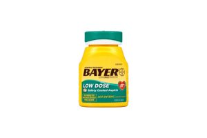 Aspirin 81 mg Low Dose 300 tabletas Bayer